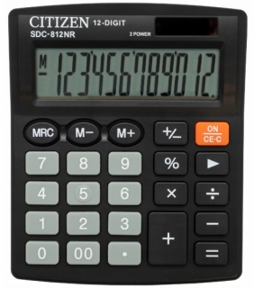 Kalkulator biurowy Citizen SDC-812NR
