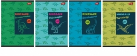 Zeszyt A5/16K linia podwójna - Dinosaur, 15szt