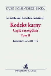 Kodeks karny Część szczególna Tom 2