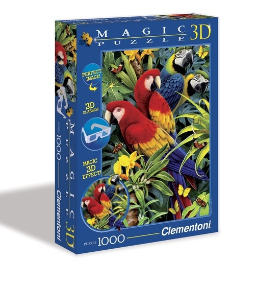 Puzzle Magic 3D Papugi 1000 (39188)