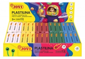 Display plasteliny JOVI 30x50g 6x5 kolorów mix kolorów