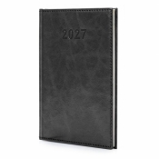 Kalendarz 2027 A5 Agenda Tygodniowy Czarny