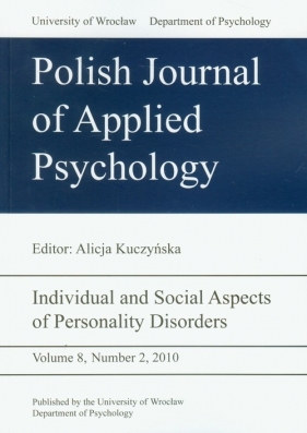Polish Journal of Applied Psychology vol 8 nr 2 - Kuczyńska Alicja
