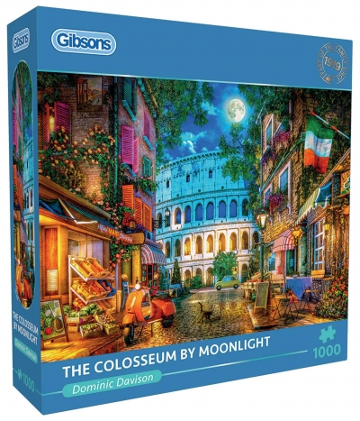 Puzzle 1000 Koloseum w blasku księżyca Rzym Włochy 113724