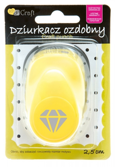 Dziurkacz ozdobny/kreatywny 2,5cm - diament deo (JCDZ-110-400)