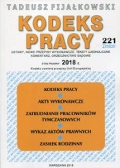 Kodeks Pracy 2018 - Fijałkowski Tadeusz