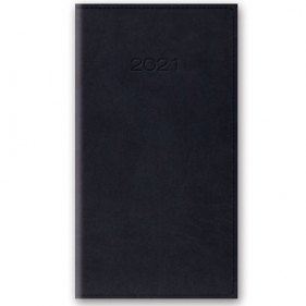 Kalendarz 2021 A6, kieszonkowy, vivella, granatowy
