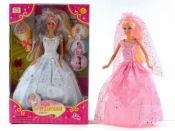 Lalka 29cm w sukience ślubnej