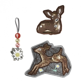 ZESTAW ELEMENTÓW WYMIENNYCH MAGIC MAGS SPACE "MODERN DEER" DO PLECAKÓW