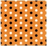 Serwetki papierowe 33 x 33 cm - Halloween Dots