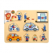 BRIMAREX Ukł. drewniana Policja (1569882)