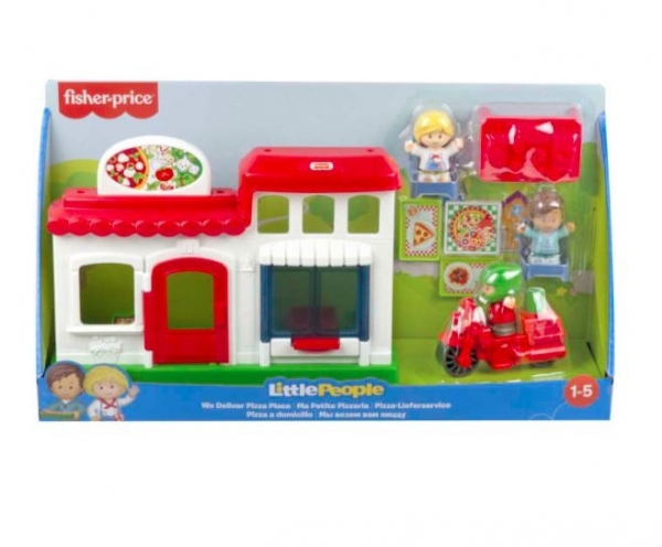 Zestaw z figurkami Little People Pizzeria (HBR79)