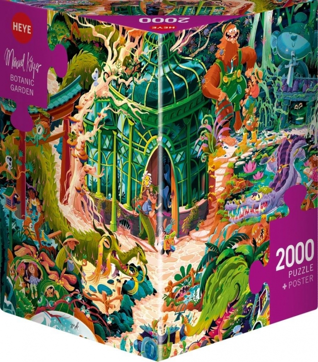 Puzzle 2000 Ogród botaniczny (Puzzle+plakat)