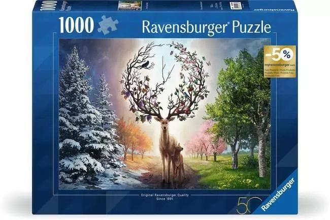 Puzzle 1000 Jeleń 50 urodziny