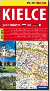 Kielce plan miasta 1:15 000 - Opracowanie zbiorowe