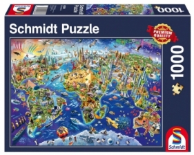 Puzzle PQ 1000 Odkrywanie świata G3