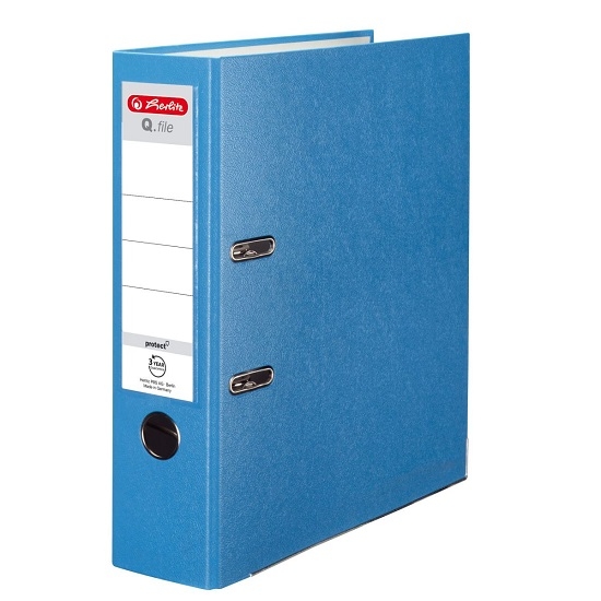Segregator A4/8cm Q.file - niebieski jasny (11167061) 