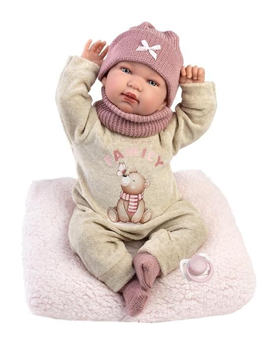 <img src='https://webimage.pl/pics/883/4/d8426265844883.jpg' style='height:440px' /> Lalka bobas płacząca Tina 44cm