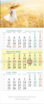 Kalendarz 2019 Trójdzielny Maja KT18