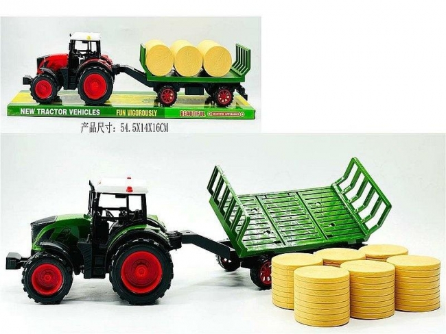 Traktor z maszyną rolniczą