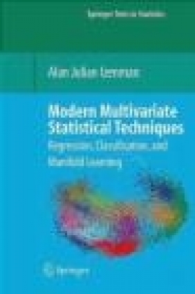 Modern Multivariate Statistical Techniques Alan Julian Izenman