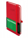 Kalendarz 2026 Memofix A6 TDW - Czerwony