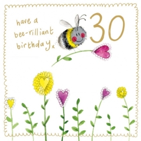 Karnet Urodziny 30 S543 Pszczółka