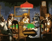 Malowanie po numerach - Poker Club 40x50cm
