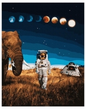 Malowanie po numerach - Astronauta 40x50cm
