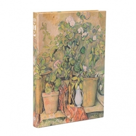 Notatnik w linie Paperblanks Cezanne’s Terracotta Pots and Flowers Midi