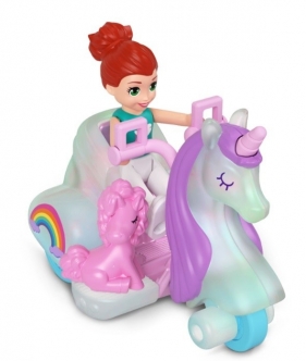 Figurki Polly Pocket Pollyville Motocykl Jednorożec (HKV55/HMJ81)