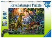 Ravensburger, Puzzle XXL 100: Oaza dinozaurów (12888)