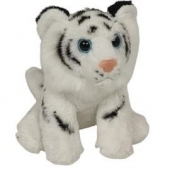 Tygrys biały siedzący 14cm