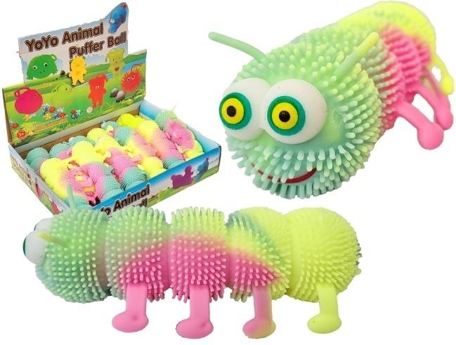 Gąsienica miękka ze światłem 15cm