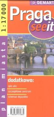 Praga 1:17 000 plan miasta