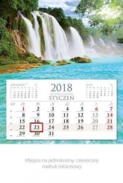 Kalendarz jednodzielny mały 2018 - Natura KM2