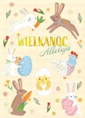 Karnet B6 Wielkanoc Zajączki