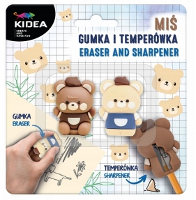 Kidea, Gumka i temperówka - Miś