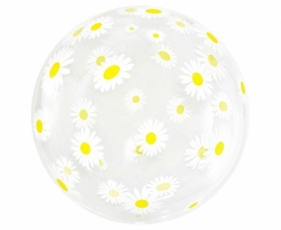 Balon Aqua kryształowy stokrotki 51cm