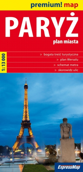 Paryż plan miasta 1:13 000