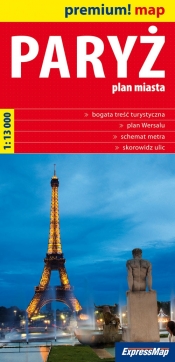Paryż plan miasta 1:13 000