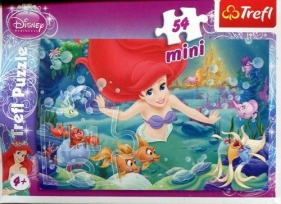 Puzzle 54 mini: Disney Księżniczki Arielka (19388)