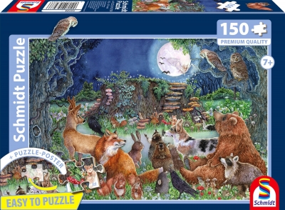 <img src='https://webimage.pl/pics/886/5/d4001504565886.jpg' style='height:440px' /> Puzzle 150 PQ Leśna symfonia 114373