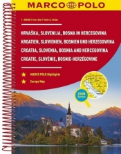 Atlas Chorwacja/Słowenia - 1:300 000 MARCO POLO - Praca zbiorowa