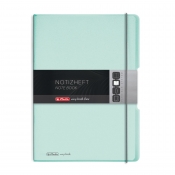 Notatnik my.book Flex A4/2x40k linia, kratka - pastelowy zielony (11408655)