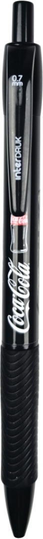 Długopis automatyczny z gripem Coca-Cola niebieski, 1 szt