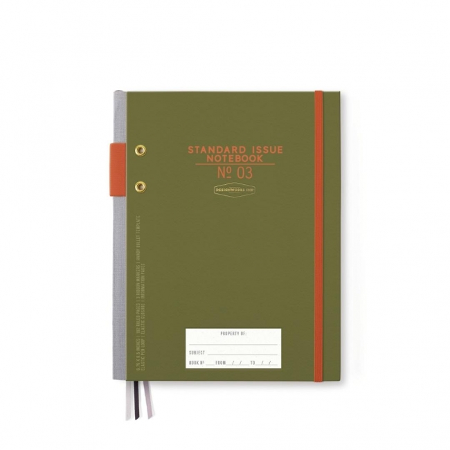 Notatnik Standard Issue Army Green&Chili