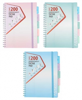 Kołozeszyt PP Astrapap Ombre Pastel Line A4, 1 szt