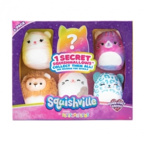 Squishville Mini Squishmallow Purr-fect Squad 6pak, Plusz