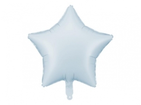 Balon foliowy Gwiazdka 48cm mglisty niebieski
